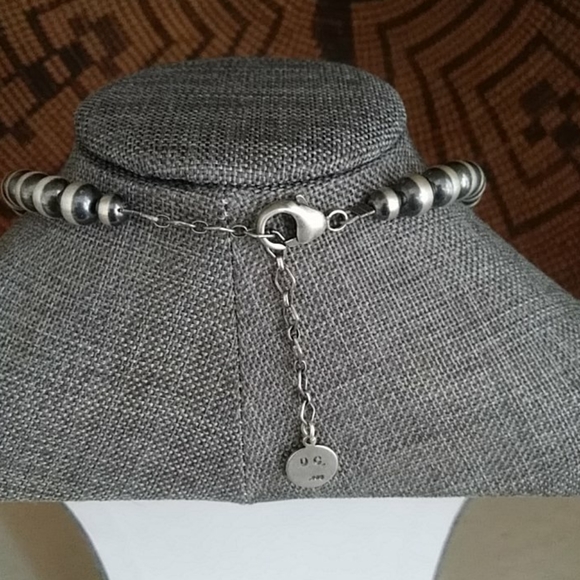 Native American Navajo Dragonfly Locket and Pearls - Picture 6 of 9